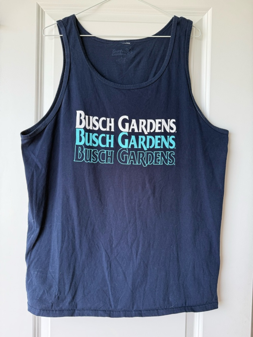 Busch Gardens Men’s Navy Tank Top